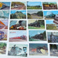 LOT OF 21 VINTAGE POSTCARDS train railway railroad