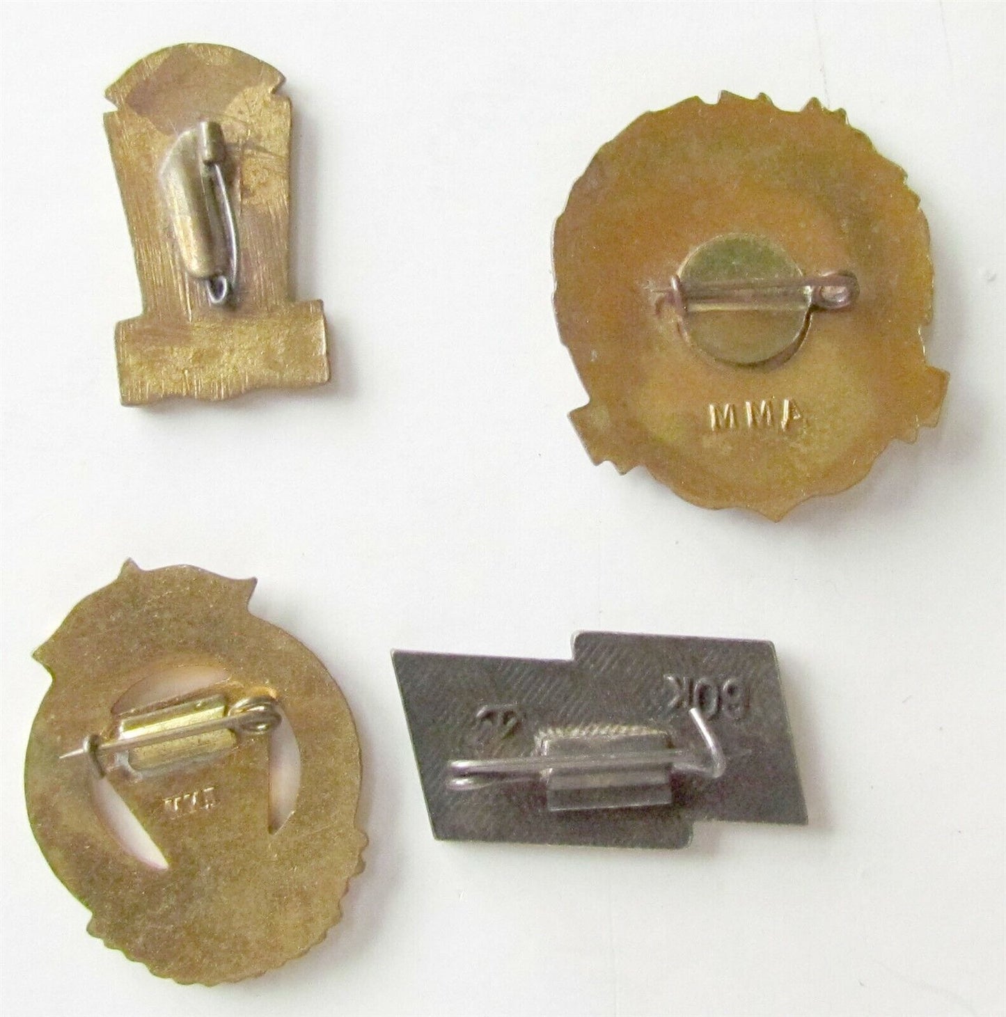 RUSSIAN 1950s-70s 4 BADGES LOT