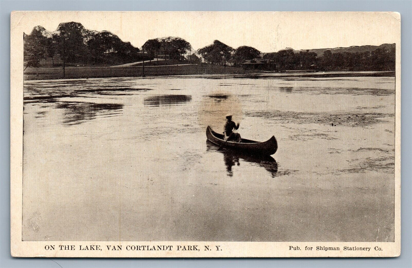 VAN CORTLAND PARK NY ANTIQUE POSTCARD