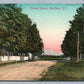 PINE BUSH NY RAILROAD AVENUE ANTIQUE POSTCARD