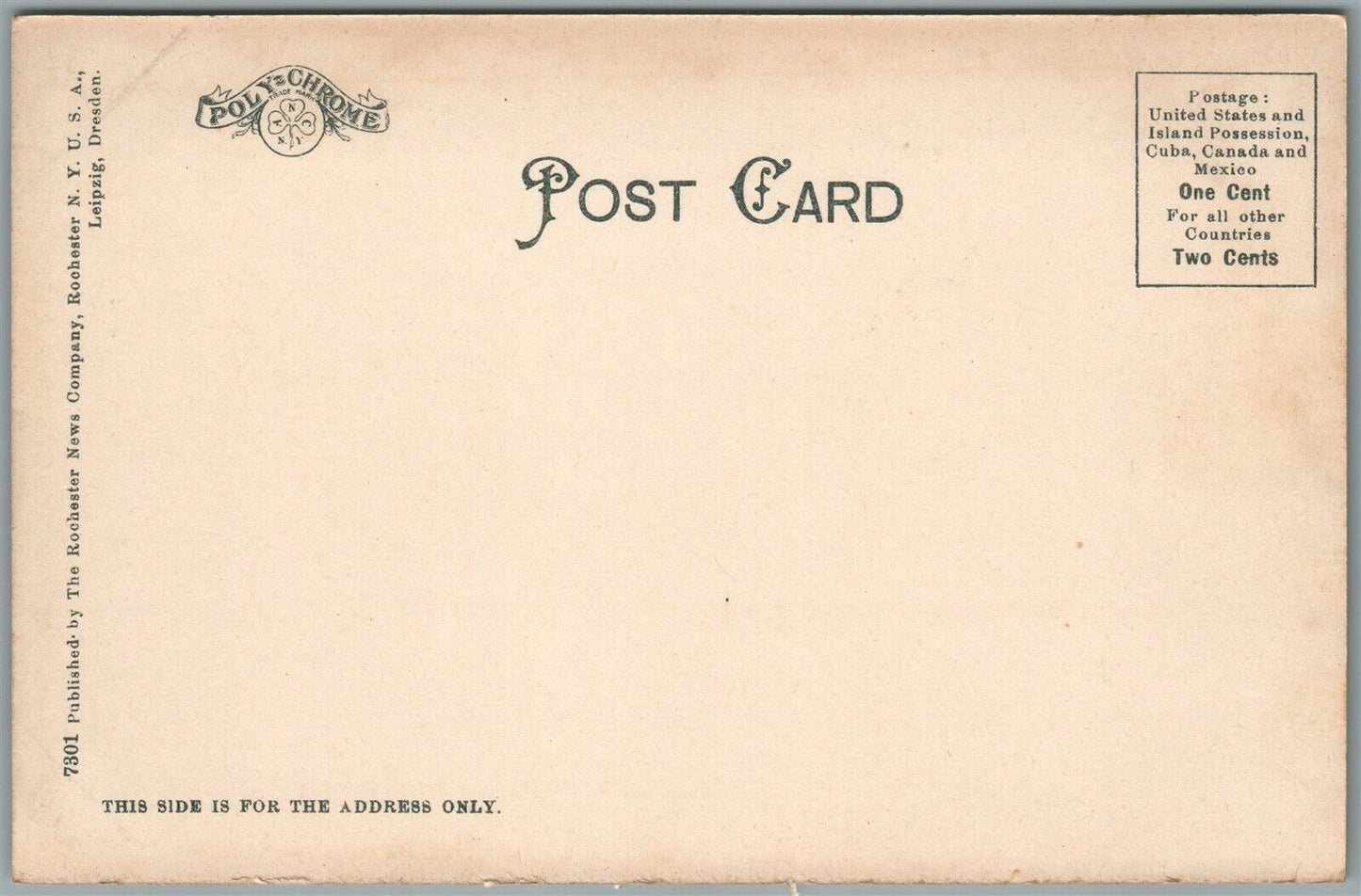 DANSVILLE N.Y. MAIN STREET ANTIQUE POSTCARD