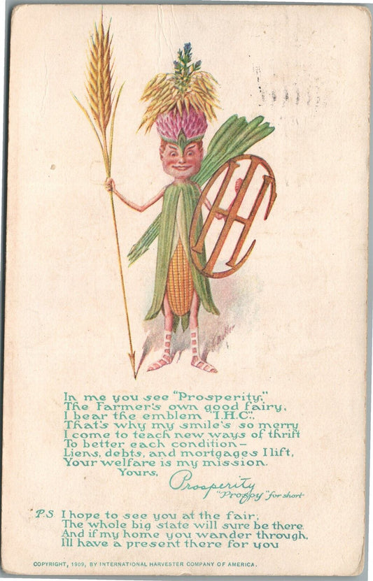 PHILADELPHIA PA HARVESTER COMPANY ADVERTISING ANTIQUE POSTCARD