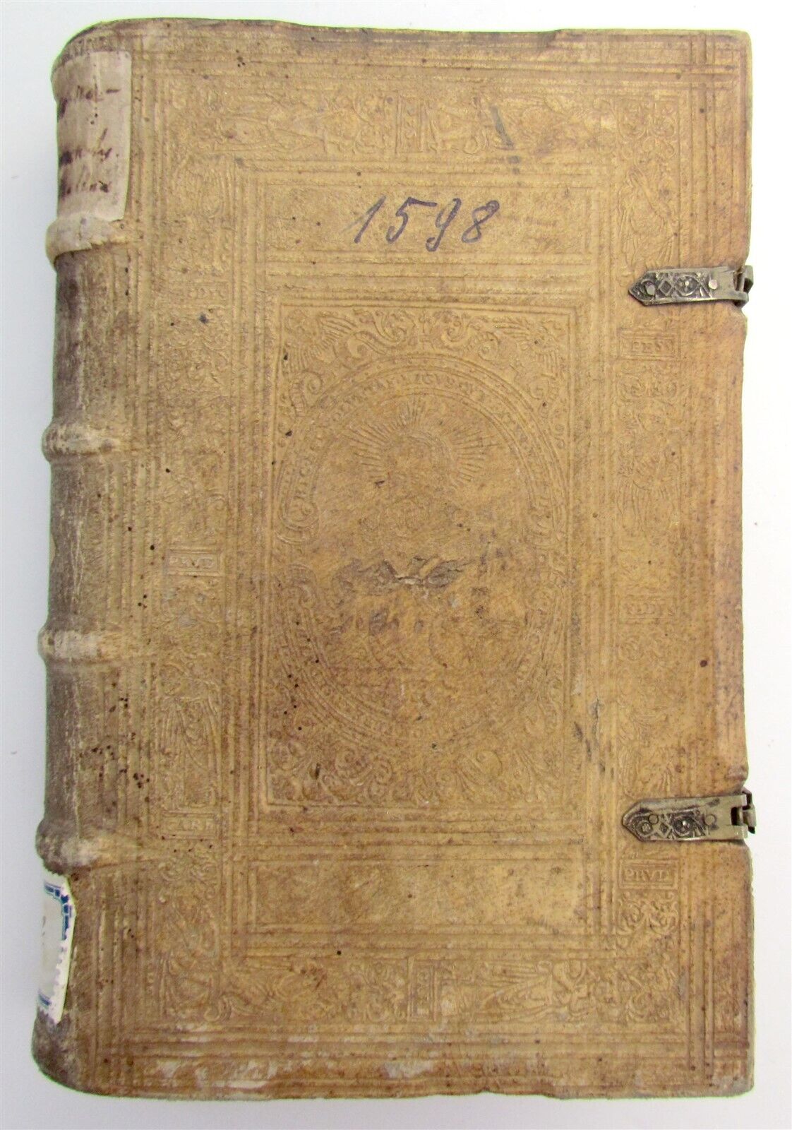 1598 Sermons for feast days by Louis of Granada antique PIGSKIN BINDING