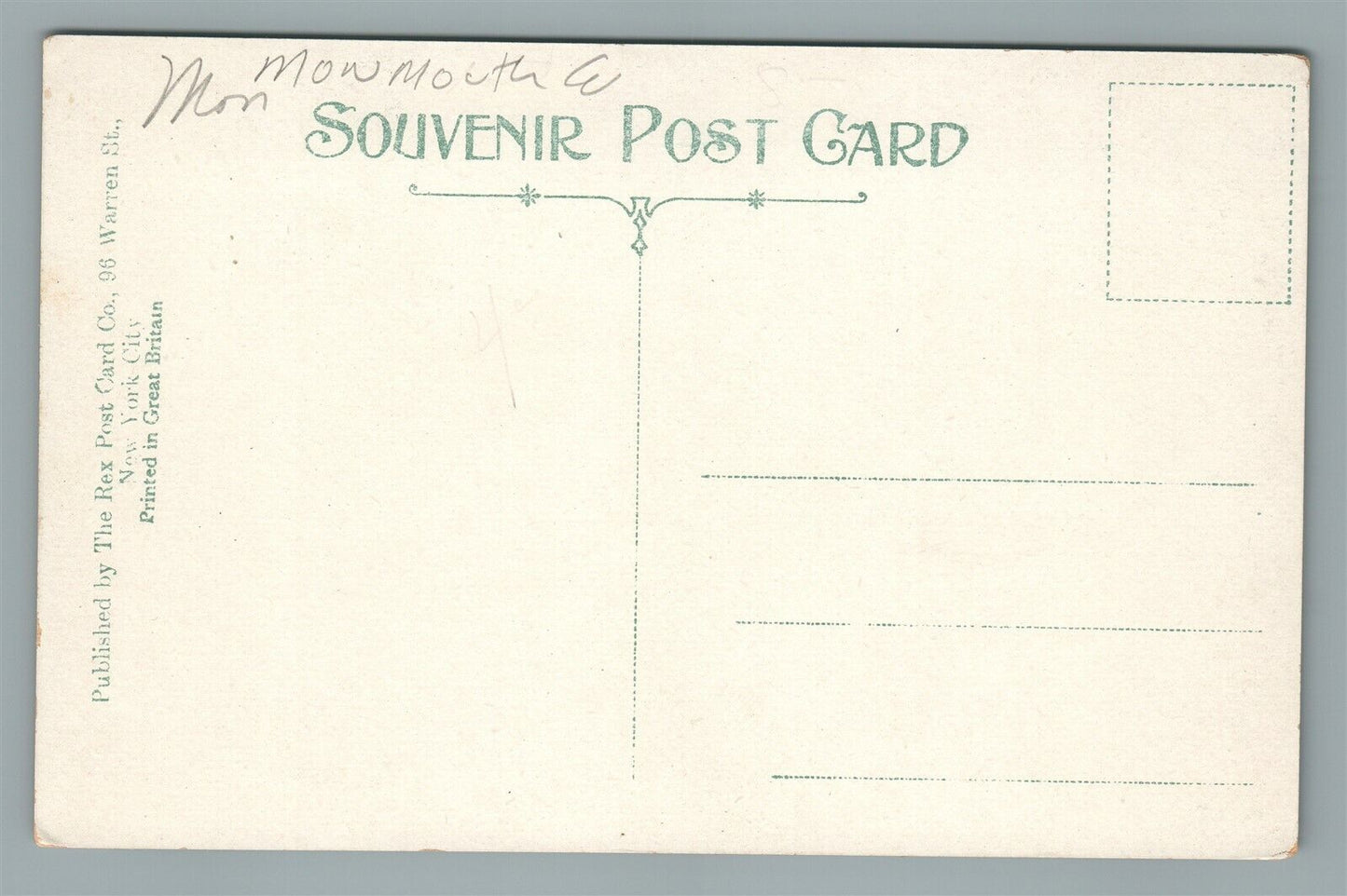 ELBERON NJ JOHN D. M'CALL'S SUMMER RESIDENCE ANTIQUE POSTCARD