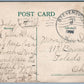 STEVENSVILLE NY SWAN LAKE 1908 ANTIQUE POSTCARD