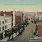 PLAINFIELD NJ FRONT STREET ANTIQUE POSTCARD