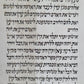 TORAH SCROLL FRAGMENT MANUSCRIPT on VELLUM ANTIQUE BIBLE 21.5 x 30"