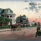 ARVERNE LONG ISLAND NY BOULEVARD ANTIQUE POSTCARD