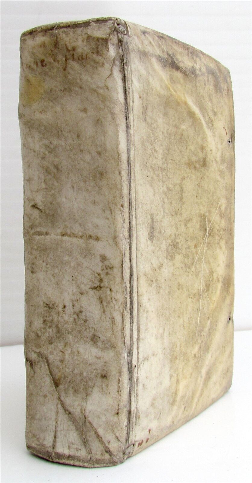 1648 TERENCE COMEDIES POETRY antique Publius Terentius Afer VELLUM BINDING