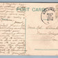 BORDENTOWN NJ CONCRETE WATER TOWER ANTIQUE POSTCARD