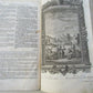 1751 PIGSKIN BINDING BIBLE BIBLIA SACRA FOLIO 9.5 x 15" antique ILLUSTRATED