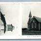 FREDERICK SD M.E. & CATHOLIC CHURCHES ANTIQUE POSTCARD