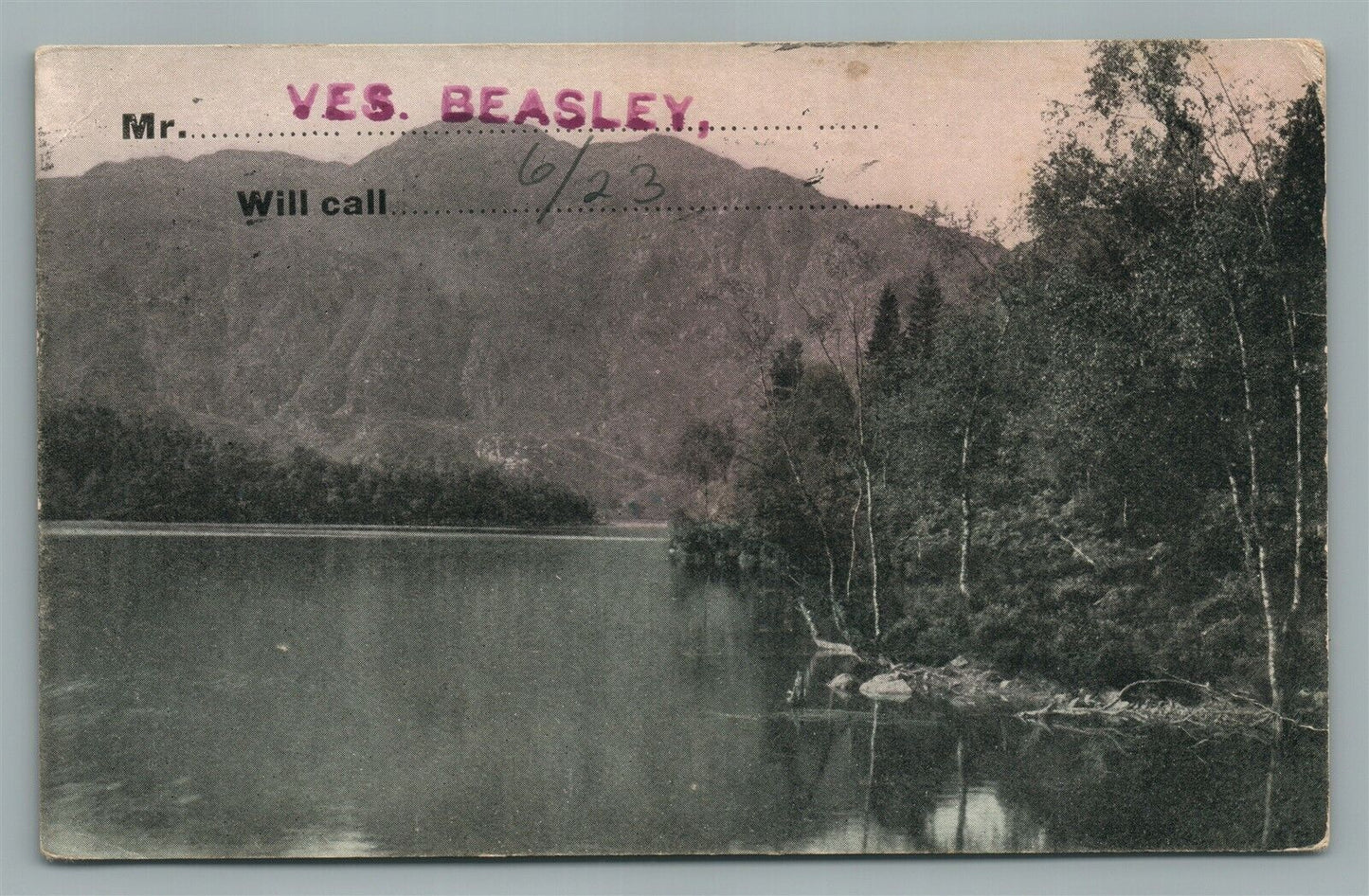 CINCINNATI OH TEA COFFEEE CIGARS WEBSTER CO. ADVERTISING 1909 ANTIQUE POSTCARD