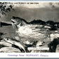 FISHING 1949 OLYPHANT ONT CANADA VINTAGE EXAGGERATED REAL PHOTO POSTCARD RPPC