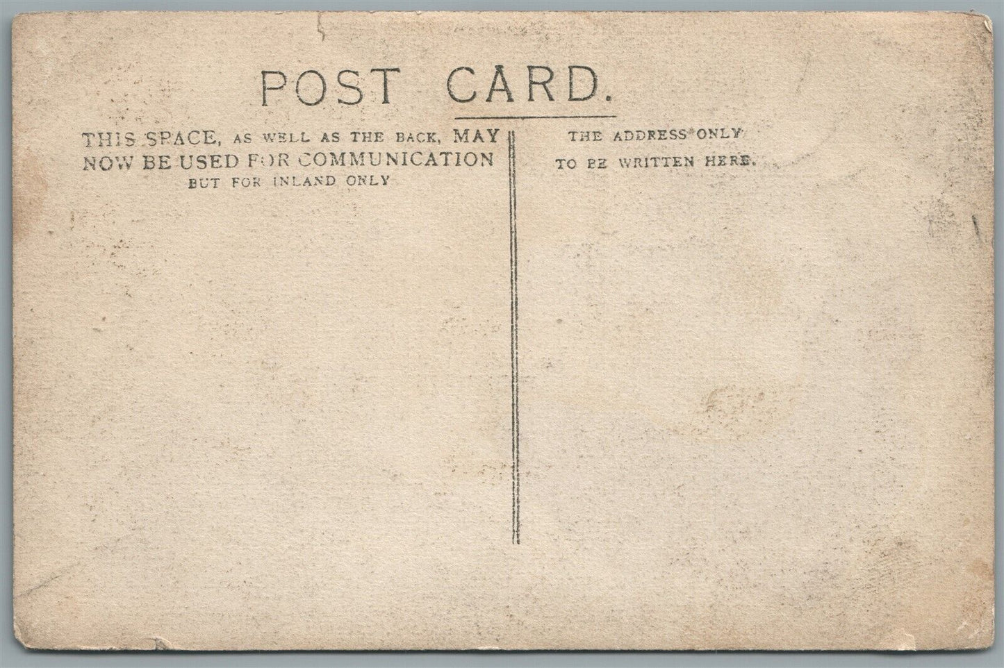 BICYCLE CIRCUS CYCLIST ANTIQUE POSTCARD