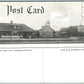 TELFORD PA RAILROAD TRAIN STATION TRINITY CHURCH DOUBLE SIDED ANTIQUE POSTCARD