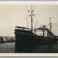 DUTCH WEST INDIES COMPANY SHIP CURASAO 1933 ANTIQUE REAL PHOTO POSTCARD RPPC