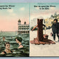 LONG BEACH CA 1914 ANTIQUE POSTCARD HOW WE SPEND OUR WINTER