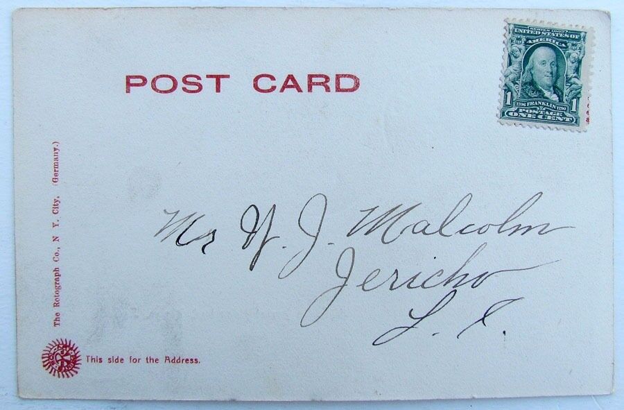 VINTAGE UNDIVIDED POSTCARD WILLIAM CULLEN BRYANT HOMESTEAD ROSLYN LONG ISLAND NY