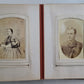 1880s PHOTO ALBUM VICTORIAN antique w/ decorative binding w/CDV 50 photos