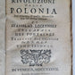 1737 HISTORY of REVOLUTIONS in POLAND till STANISLAW LESZCZYNSKI antique ITALIAN