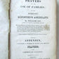 1824 PRAYERS for USE of FAMILIES DOMESTIC MINISTER'S ASSISTANT antique AMERICANA