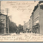 OWEGO NY MAIN STREET ANTIQUE POSTCARD