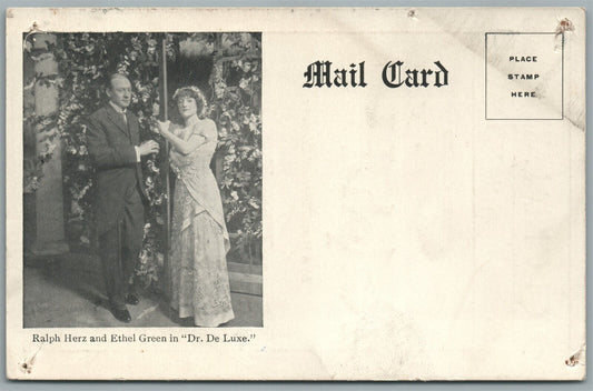 BOSTON MA COLONIAL THEATRE DR. DeLUXE MUSICAL COMEDY ANTIQUE POSTCARD