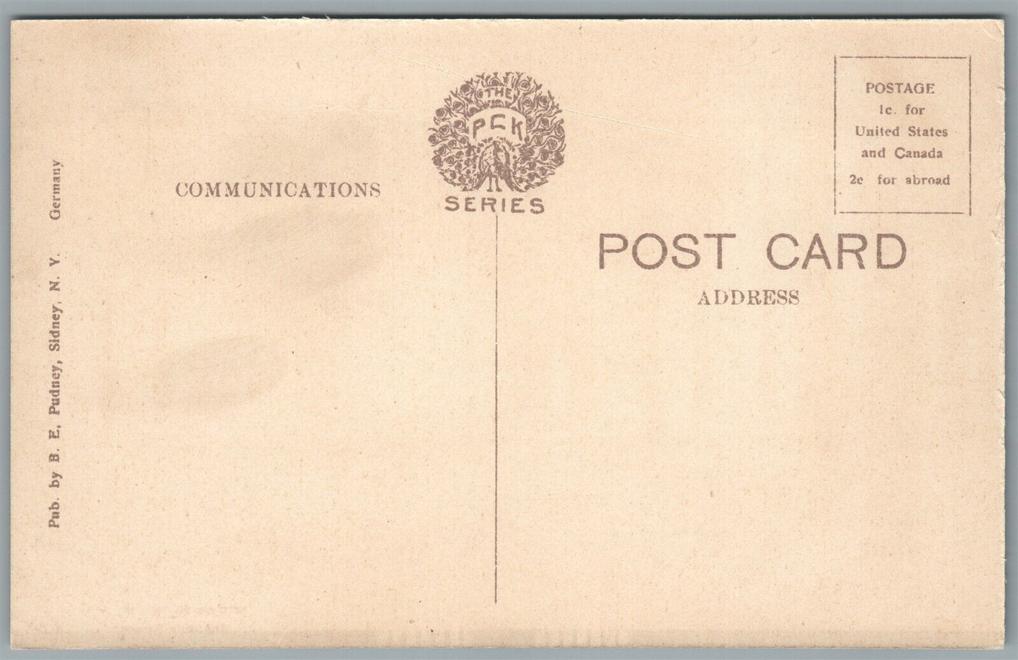 FRANKLIN NY INSTITUTE STREET ANTIQUE POSTCARD