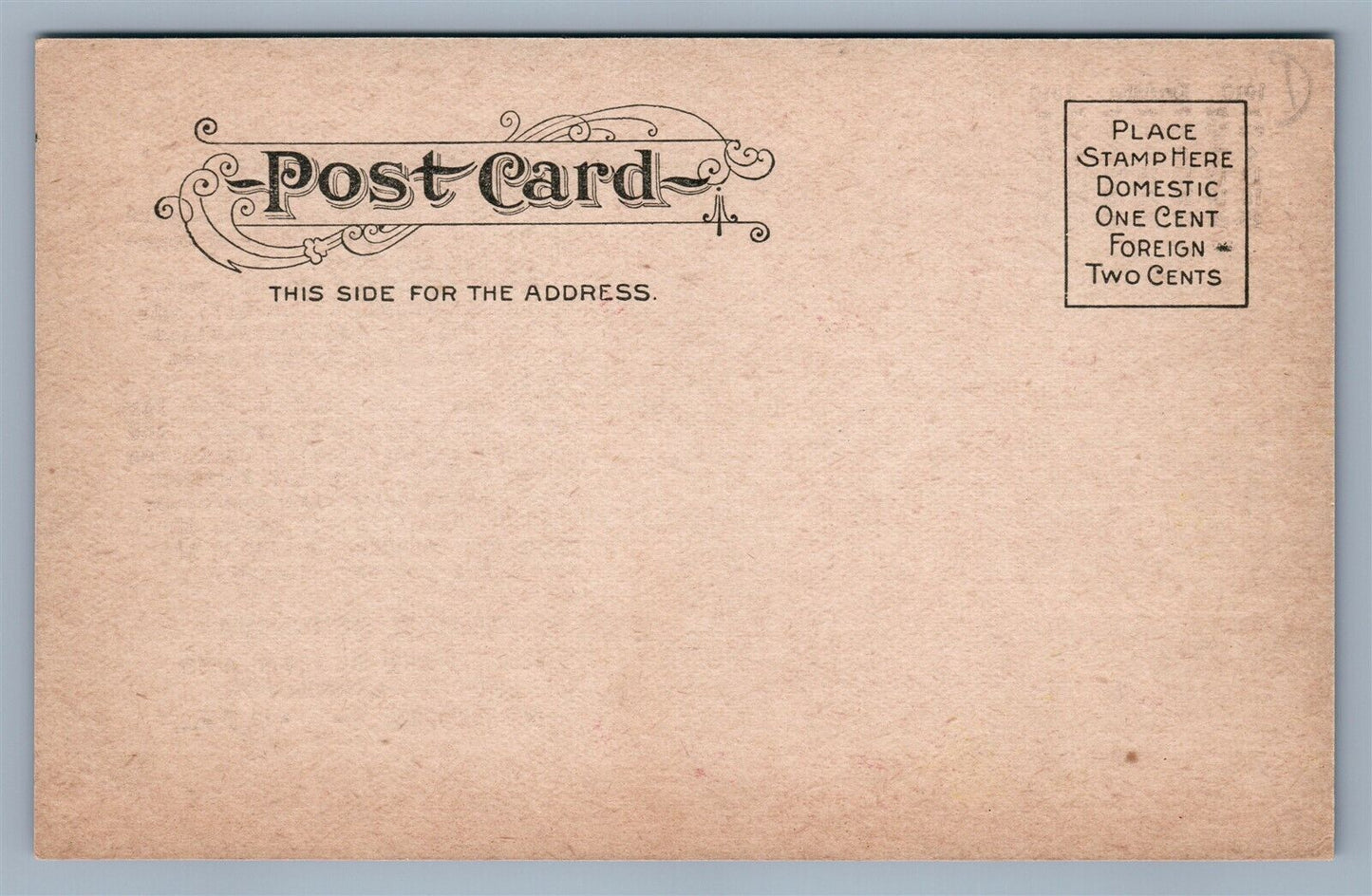 BANGOR PA FURNITURE DEALER & FUNERAL DIRECTOR 1910 ADVERTISING ANTIQUE POSTCARD