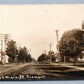 FREMONT MI MAIN STREET ANTIQUE REAL PHOTO POSTCARD RPPC