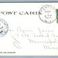 STAMFORD NY MAIN STREET 1905 ANTIQUE POSTCARD