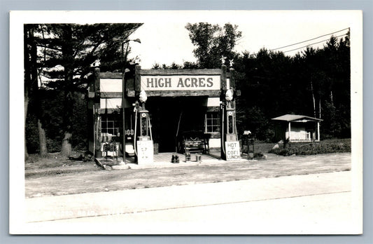 ANTRIM NH HIGH ACRES GARAGE ? ANTIQUE REAL PHOTO POSTCARD RPPC