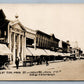 CADILLAC MI MAIN STREET ANTIQUE REAL PHOTO POSTCARD RPPC