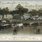 AUSTRALIA BULLOCK TEAMS LOADING WOOL ANTIQUE POSTCARD