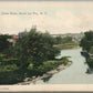 LE ROY NY OATKA RIVER ANTIQUE POSTCARD