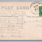 CLINTON WI PUBLIC SCHOOL ANTIQUE REAL PHOTO POSTCARD RPPC w/ CORK CANCEL