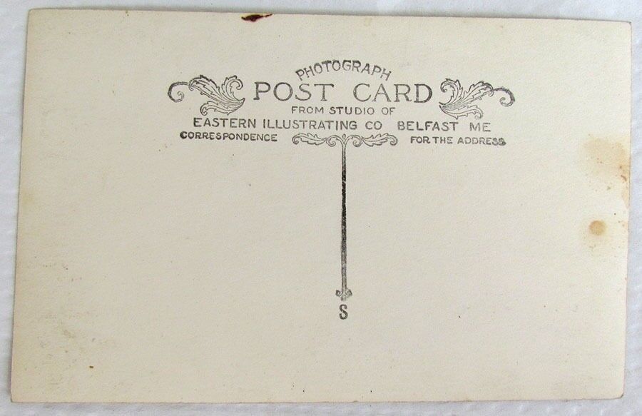 THE DAM BRIDGEWATER VT RPPC ANTIQUE REAL PHOTO POSTCARD
