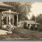 BROOKLIN ME HILLSIDE COLONY vintage REAL PHOTO POSTCARD RPPC