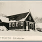 NORTH CRAFTON MA ST. ANDREW'S EPISCOPAL CHURCH VINTAGE REAL PHOTO POSTCARD RPPC