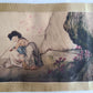 1920s CHINESE EROTIC SCROLL HAND PAINTED vintage SHUNGA 10 by 133"