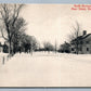 NORTH PARMOUTH ME MAIN STREET WALNUT HILL ANTIQUE POSTCARD
