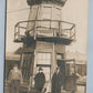 LIGHT HOUSE KEEPRS ANTIQUE REAL PHOTO POSTCARD RPPC