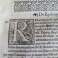 1596 ENGLISH CHRONICLES H. SAVILE antique Rerum Anglicarum Scriptores VELLUM