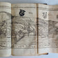 1578 COSMOGRAPHY by Sebastian Munster antique RARE ILLUSTRATED w/ MAPS PIGSKIN