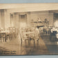 NEWTOWN PA GARRETT WILLIAMSON LODGE INTERIOR ANTIQUE REAL PHOTO POSTCARD RPPC
