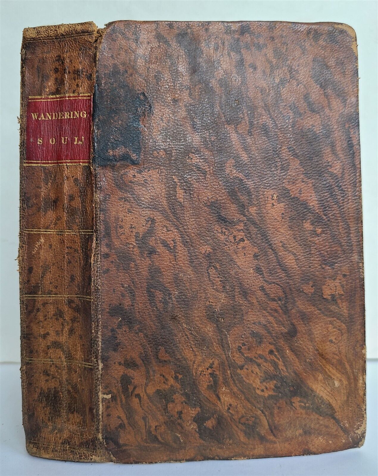 1834 WANDERING SOUL DIALOGUES w/ADAM NOAH CLEOPHAS antique AMERICANA illustrated