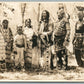 NATIVE AMERICAN SIOUX INDIANS SOUTH DAKOTA VINTAGE REAL PHOTO POSTCARD RPPC