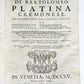 1715 BARTOLOMEO PLATINA LIVES of POPES antique 18th CENTURY ILLUSTRATED