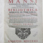 1722 VELLUM BINDING MASSIVE FOLIO J.Mansi CONGREGATIONIS ORATORII ANTIQUE Vol. 1